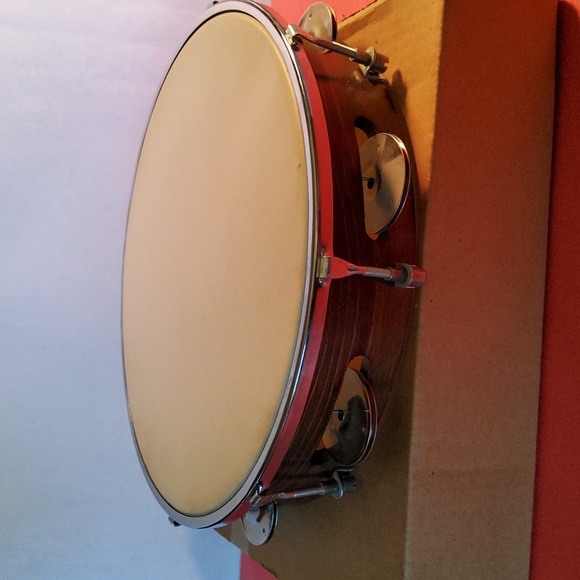 Vtg Japan tambourine Other Vtg Wooden Tambourine Japan Poshmark